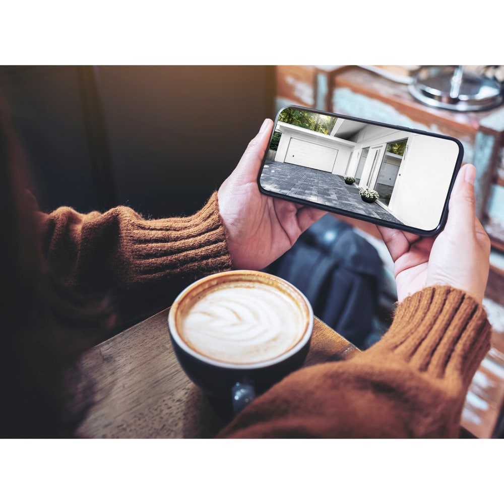 Camera IP Wireless exterior HAMA 176576, Full HD 1080p, IR, Night Vision, Alb