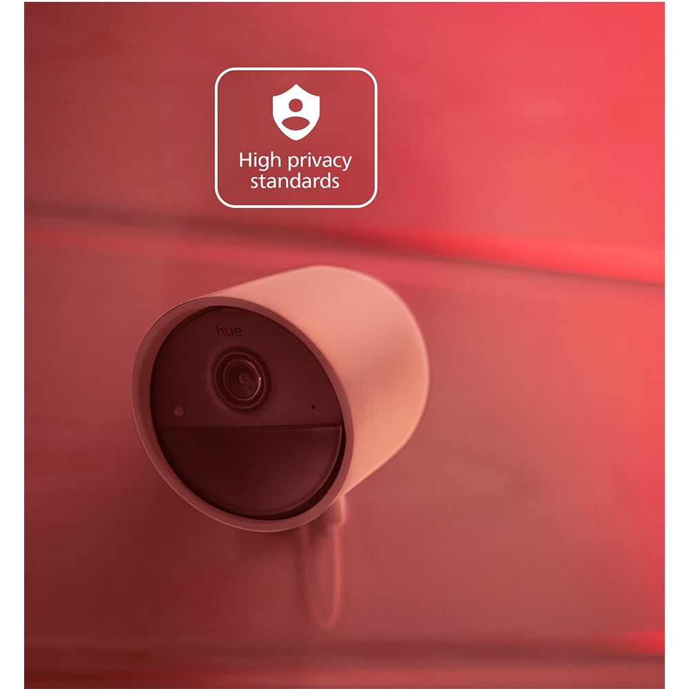 Set camera IP Wireless exterior PHILIPS HUE 8720169192317, Full HD 1080p, IR, Night vision, alb