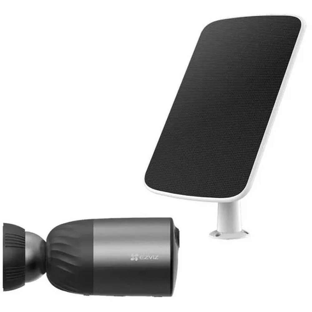 Camera IP Wireless exterior EZVIZ BC1C, QHD 1440p, IR, Night Vision, panou solar, negru