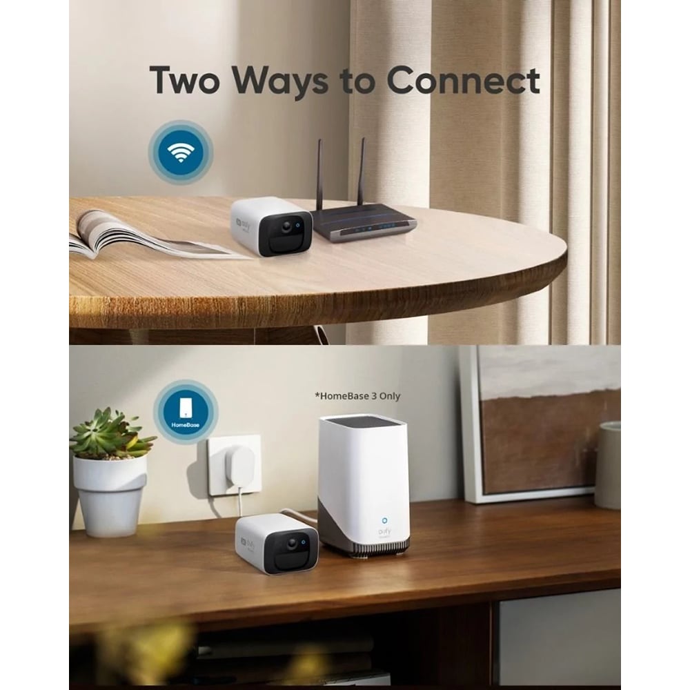 Camera IP Wireless EUFY Solocam C210, 1296 p, IR, Night Vision, alb