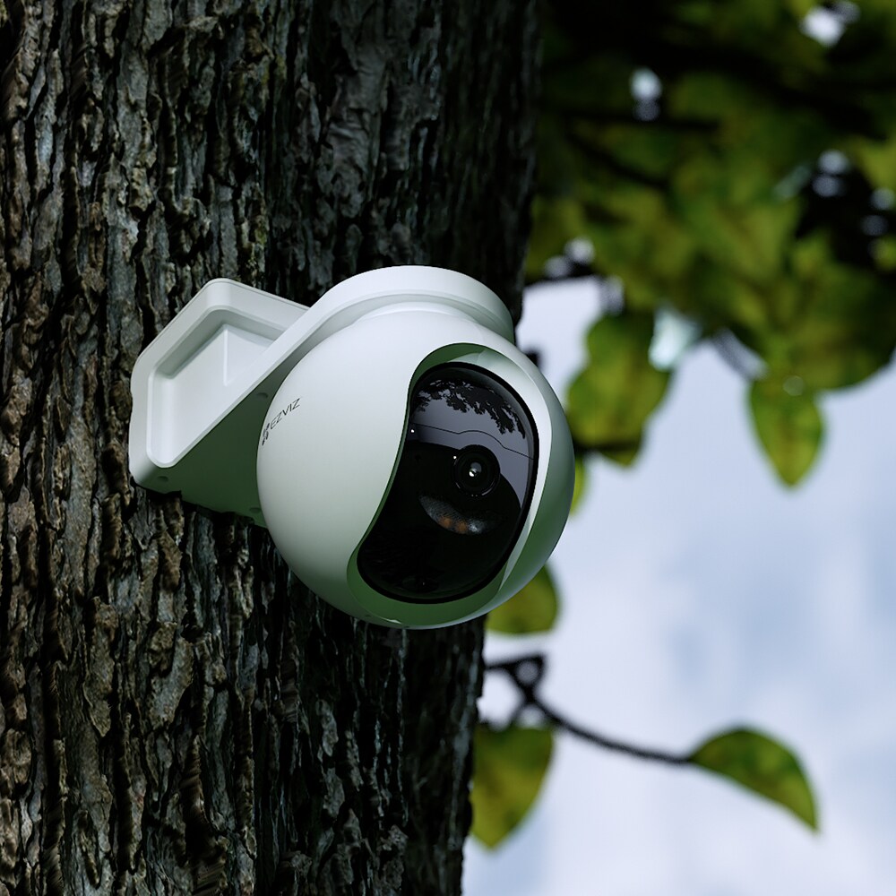 Camera IP Wireless EZVIZ EB8, 2K, Smart IR, Motion Detection 4G, cu panou solar, 10400 mAh, alb