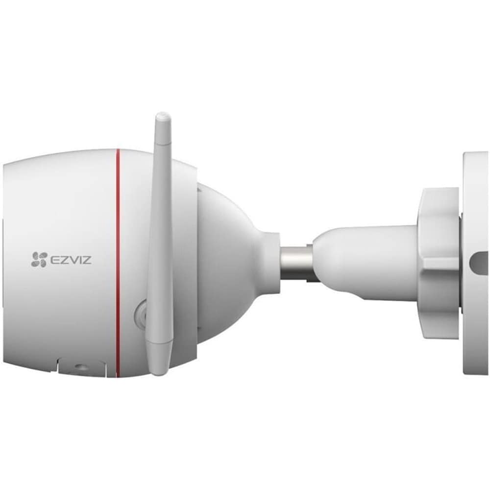 Camera IP Wireless EZVIZ H3C, 2K, IR30m, Color Night Vision, IP67, Motion Detection, Sirena si lumina stroboscopica, alb