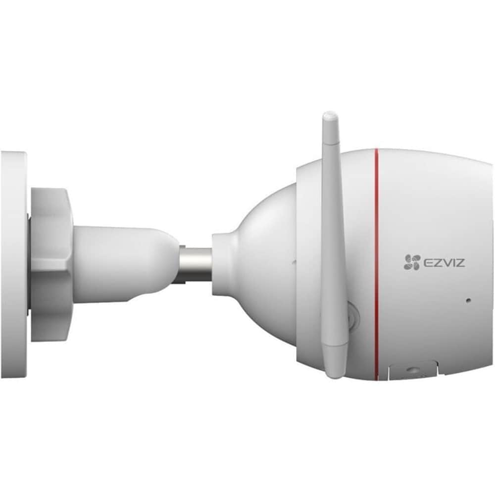 Camera IP Wireless EZVIZ H3C, 2K, IR30m, Color Night Vision, IP67, Motion Detection, Sirena si lumina stroboscopica, alb
