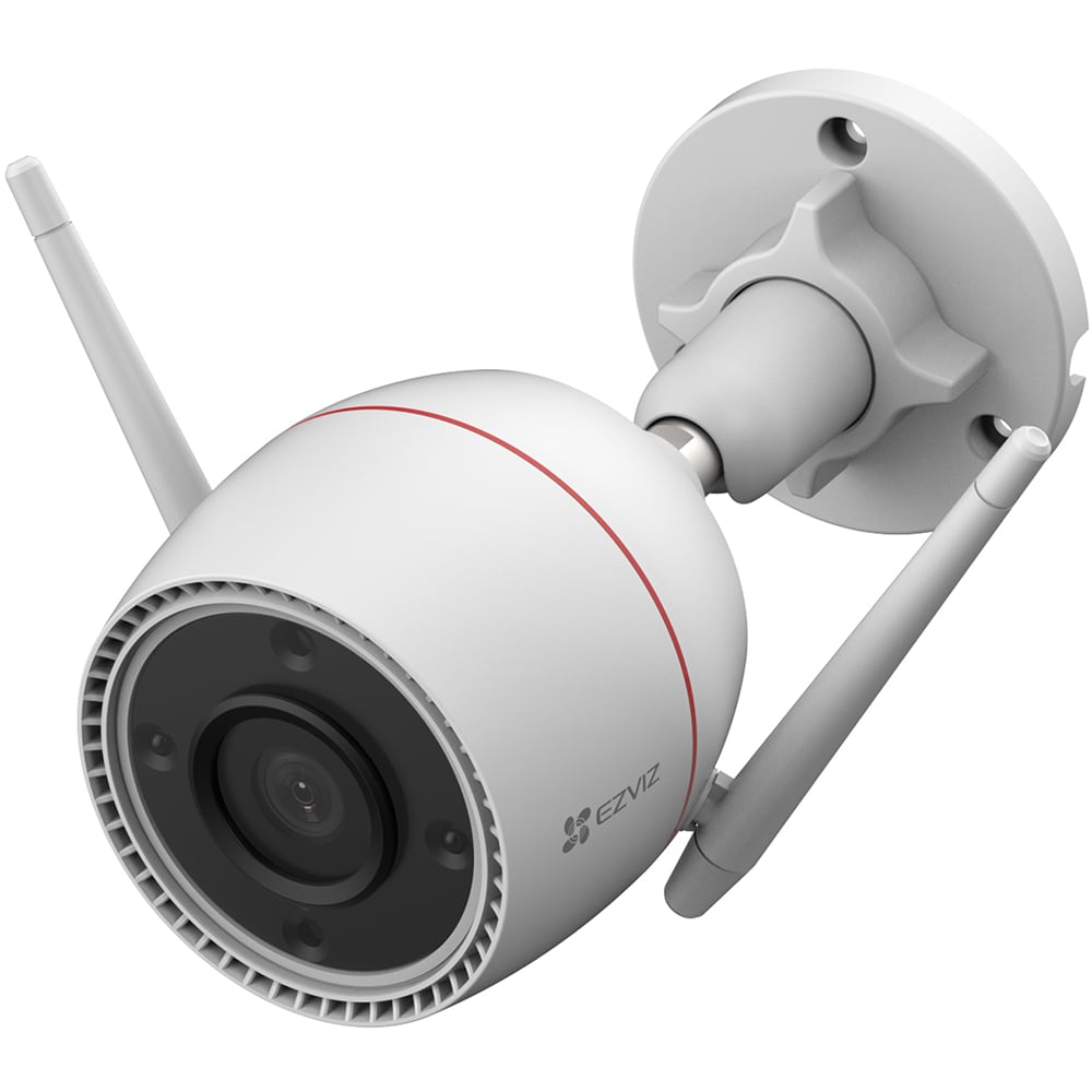 Camera IP Wireless EZVIZ H3C, 3K, IR30m, Color Night Vision, IP67, Motion Detection, Sirena si lumina stroboscopica, alb