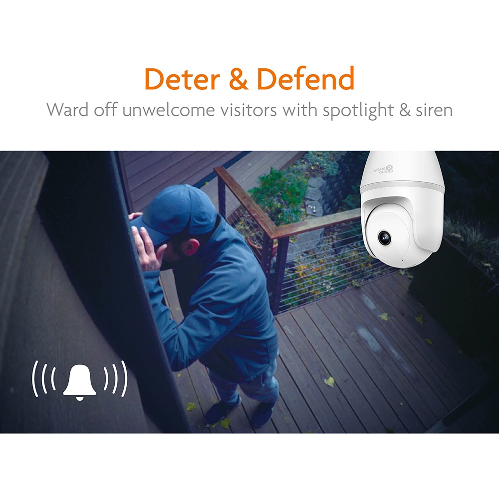 Camera IP Wireless PTZ exterior HOMEGUARD HGWOB258, 4MP, IR, alb
