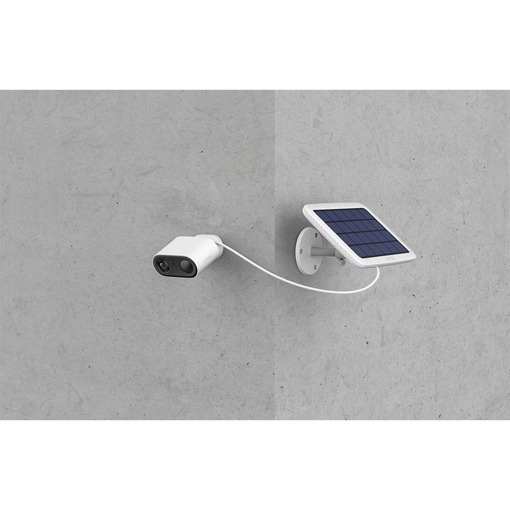 Camera IP Wireless exterior IMOU IPC-B32P, FullHD, 1080P, IP65, acumulator, panou solar, alb
