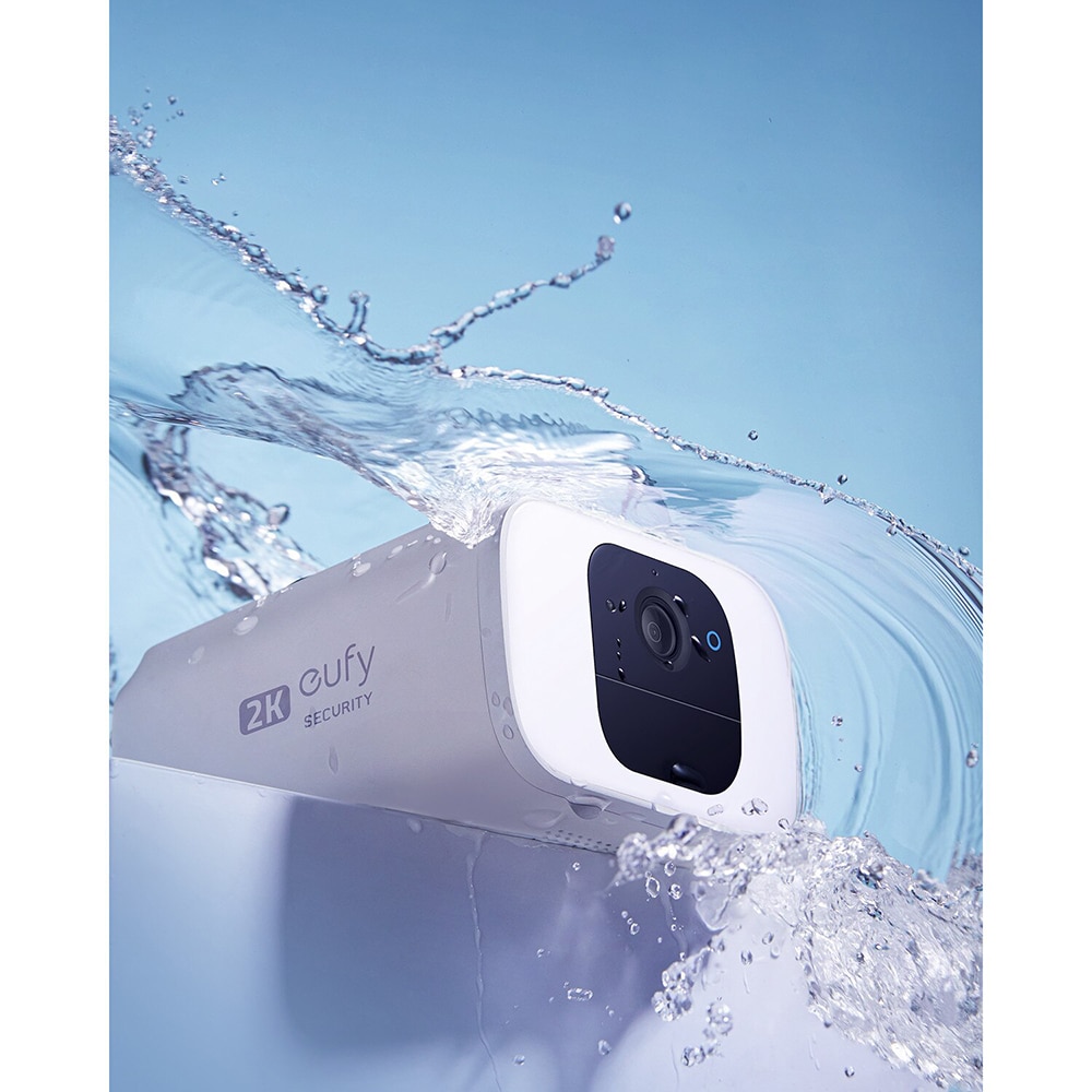 Camera IP Wireless EUFY SoloCam S40 T81243W1, 2K 1296p, IR, Night Vision, alb