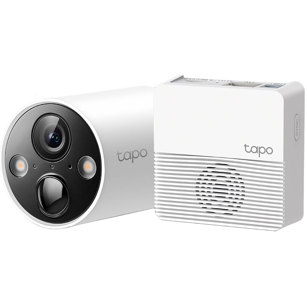 Camera IP Wireless TP-LINK Tapo C420S1, 2K QHD, IR, NightVision, cu acumulator, alb