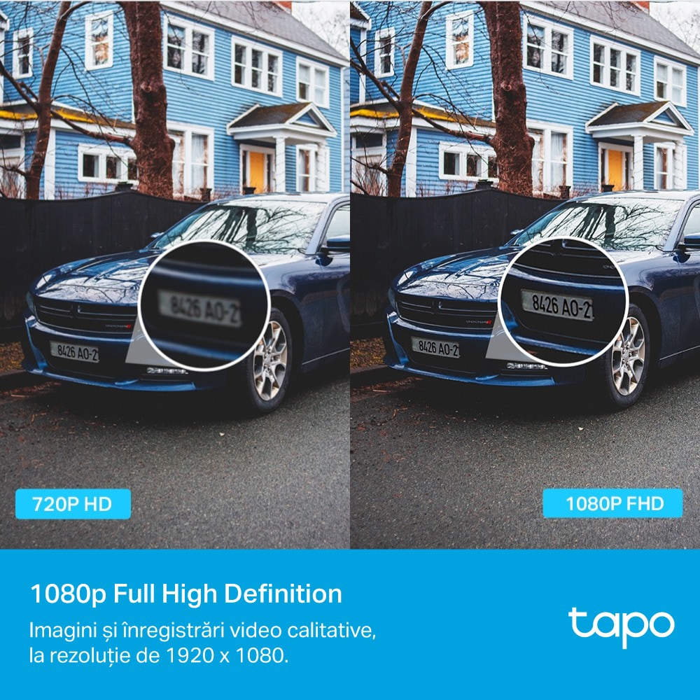 Camera IP Wireless PTZ TP-LINK Tapo C500, Full HD 1080p, IR, Night Vision, Alb