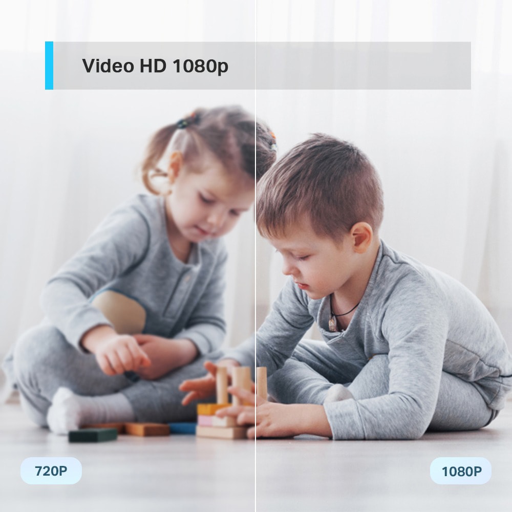Camera IP Wireless interior TP-LINK Tapo TC70, 2MP, Full HD 1080p, IR, Night Vision, alb