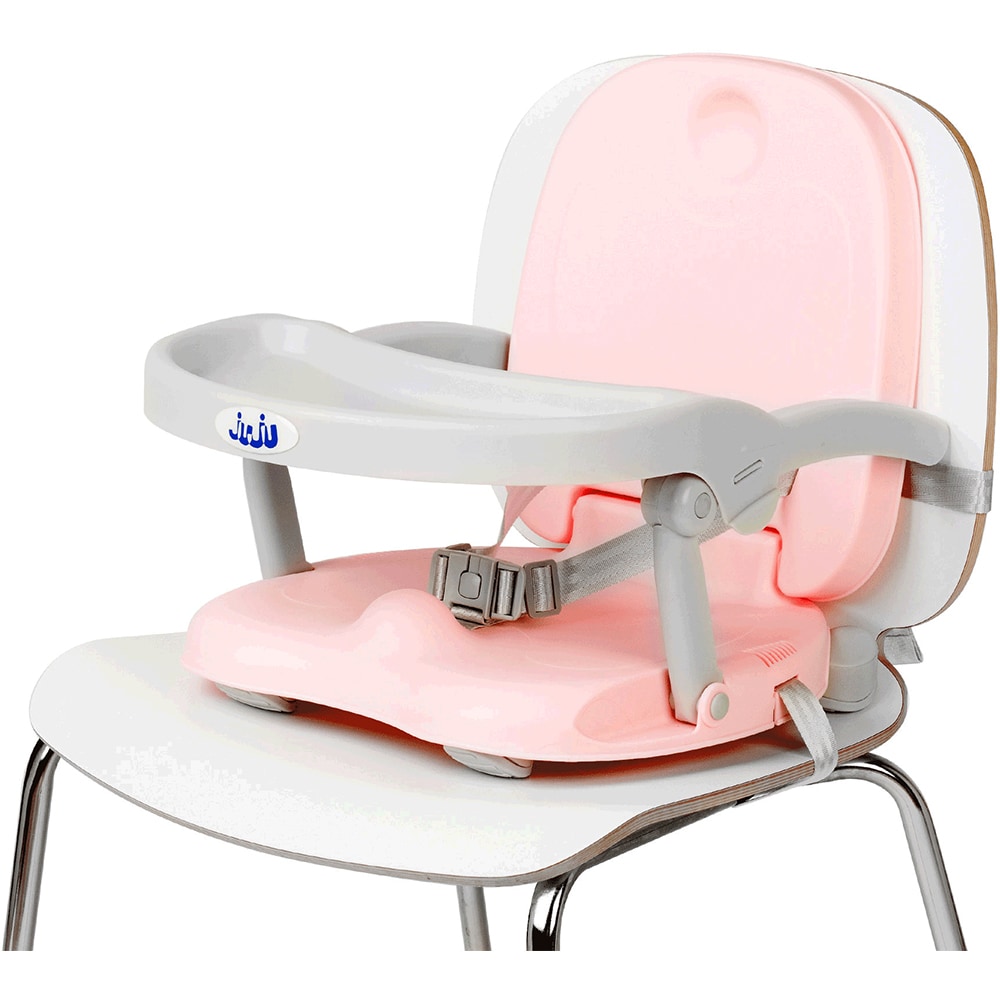 Inaltator pentru masa JUJU Easy Peasy JU1013BPINK, 6 luni+, roz-alb