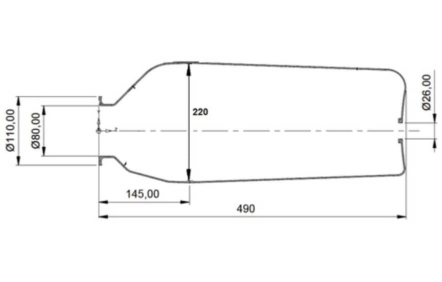 Membrana vas expansiune hidrofor Aquatehnica EPDM, 80 l
