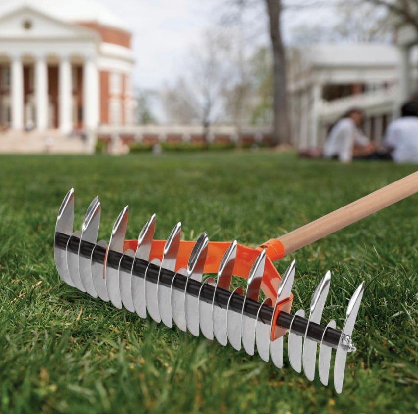 Aerator manual gazon EVOTOOLS 21D, 37 x 13 x 23.5 cm, portocaliu