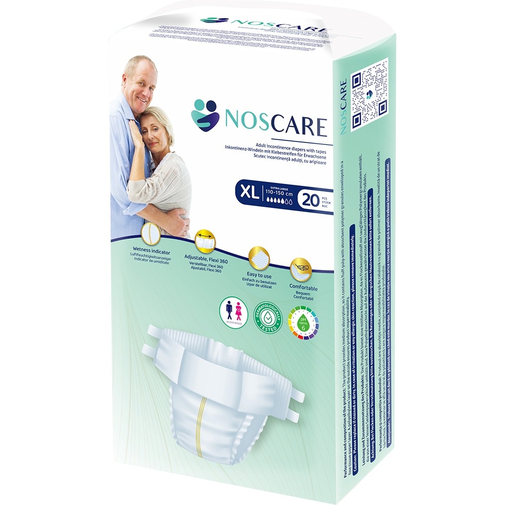 Scutece incontinenta, NOSCARES, XL, 20 buc