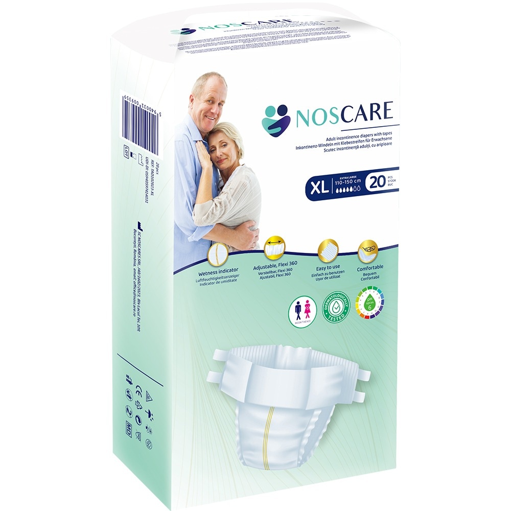 Scutece incontinenta, NOSCARES, XL, 20 buc