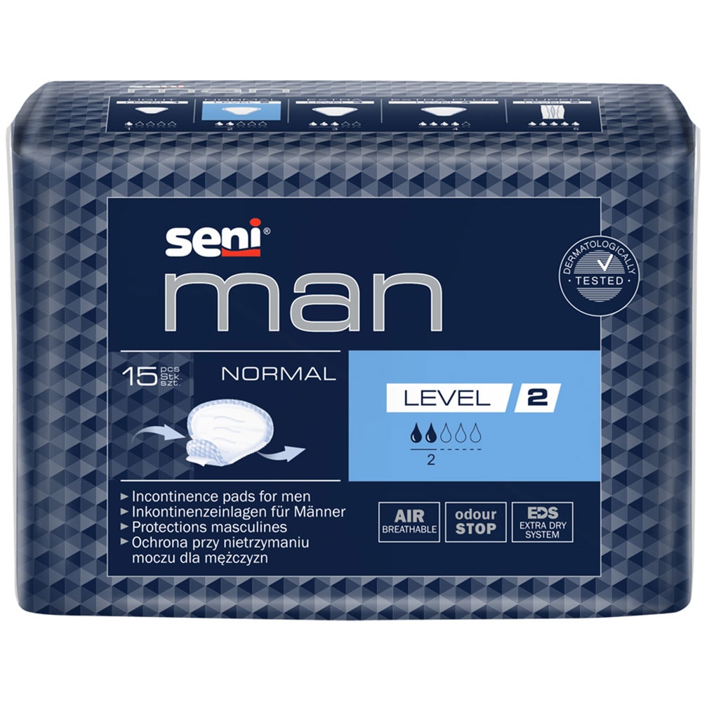 Absorbante incontinenta SENI Man, Normal, 15 buc