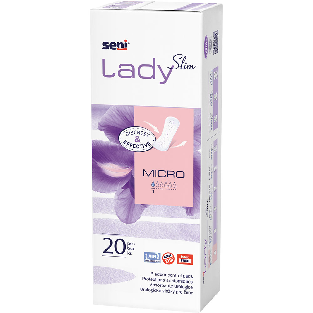 Absorbante incontinenta SENI Lady Slim, Micro, 20 buc