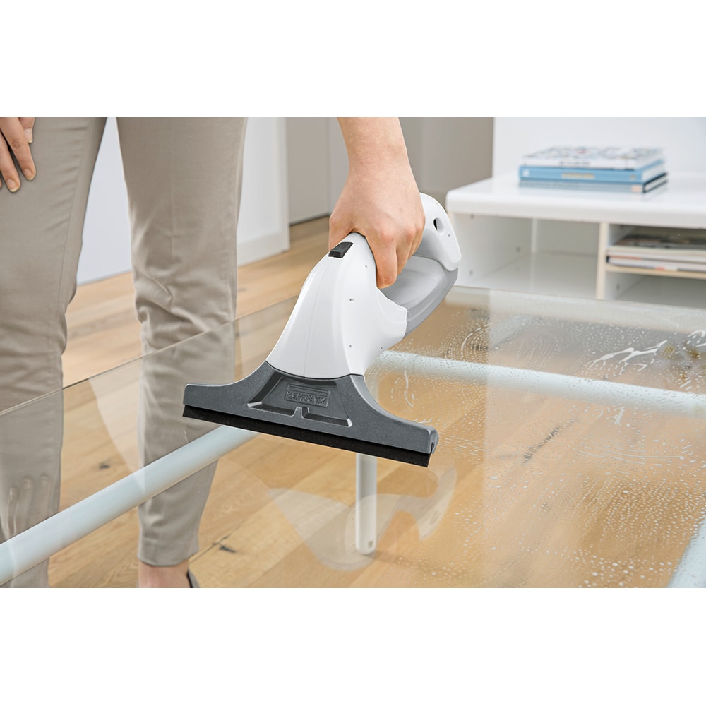 Aspirator geamuri KARCHER WV 1 Plus WV1PLUSEU, 0.1l, 3.6V, autonomie max 25 min, alb-negru