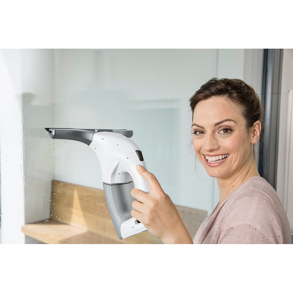Aspirator geamuri KARCHER WV 1 Plus WV1PLUSEU, 0.1l, 3.6V, autonomie max 25 min, alb-negru