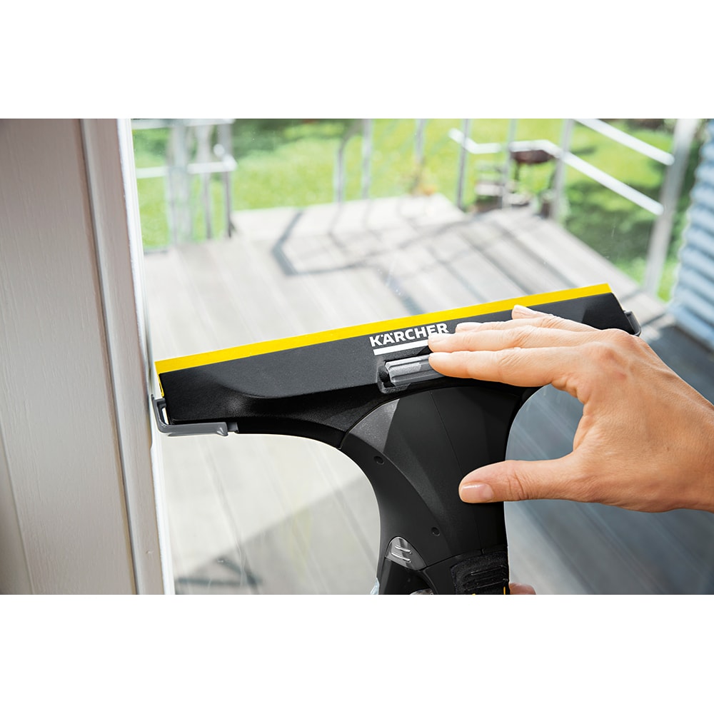 Aspirator geamuri KARCHER WV 5 Plus N WV5PLUSNBLEU, 0.1l, 3.7V, autonomie max 35 min, negru-alb