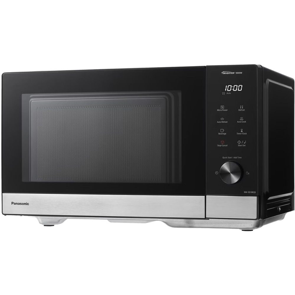 Cuptor microunde PANASONIC NN-SD38QSEPG, 29l, 1000W, argintiu-negru
