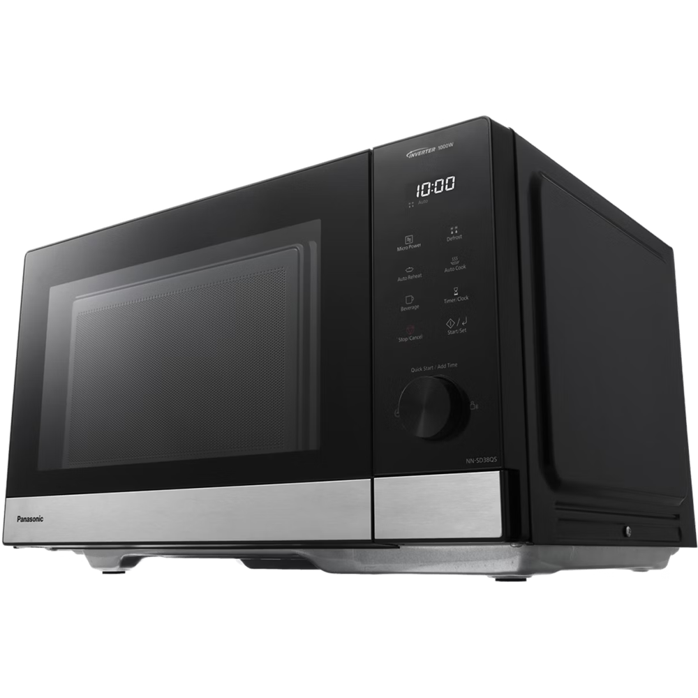Cuptor microunde PANASONIC NN-SD38QSEPG, 29l, 1000W, argintiu-negru