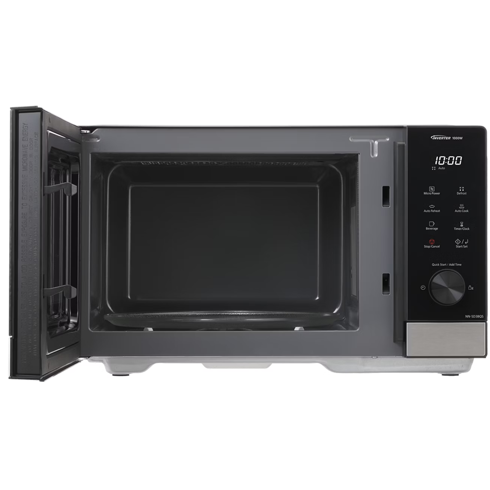 Cuptor microunde PANASONIC NN-SD38QSEPG, 29l, 1000W, argintiu-negru