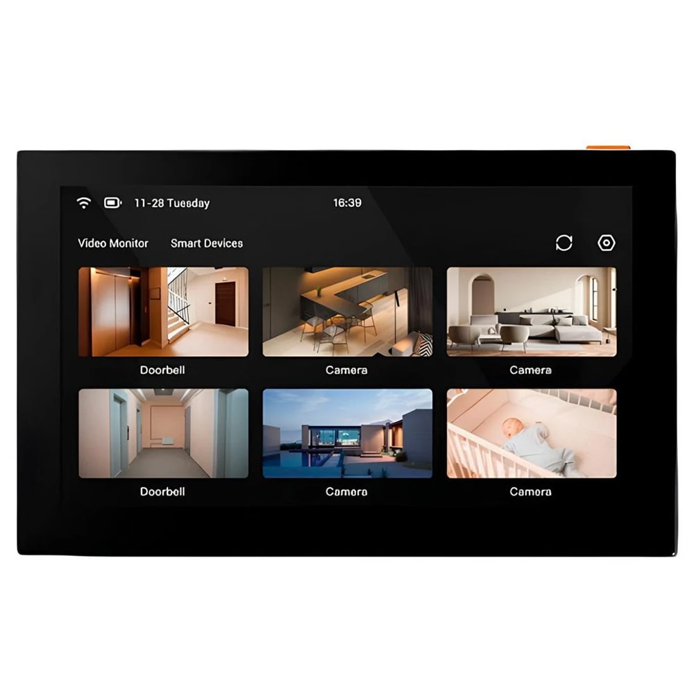 Monitor wireless EZVIZ SD7, 7", 4600mAh, negru