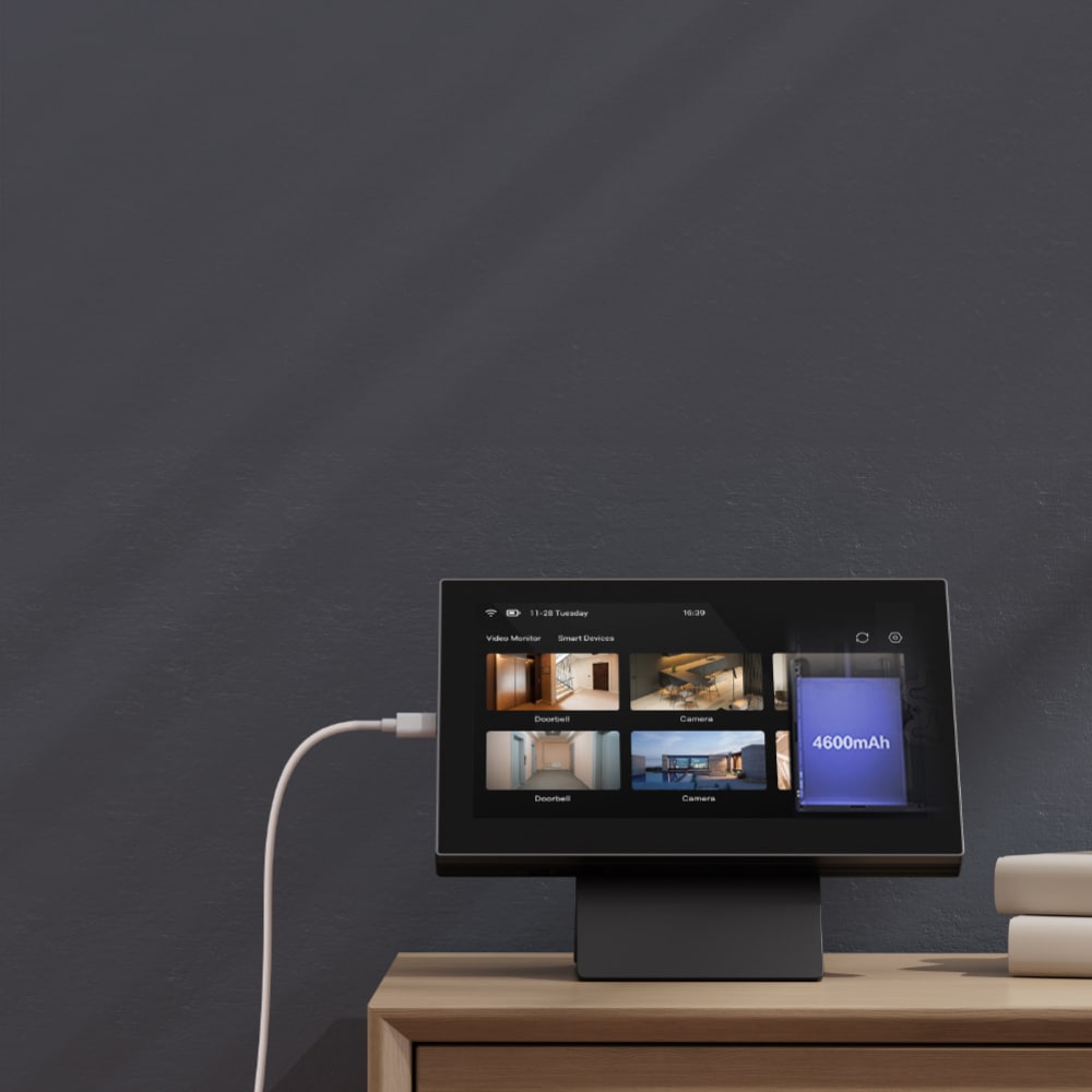 Monitor wireless EZVIZ SD7, 7", 4600mAh, negru