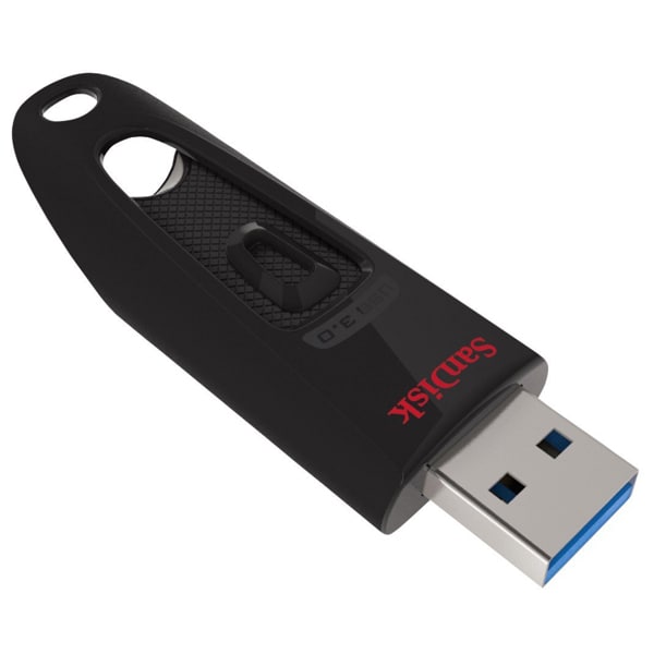 Memorie USB SANDISK Ultra SDCZ48-64GB, 64GB, USB 3.0, negru