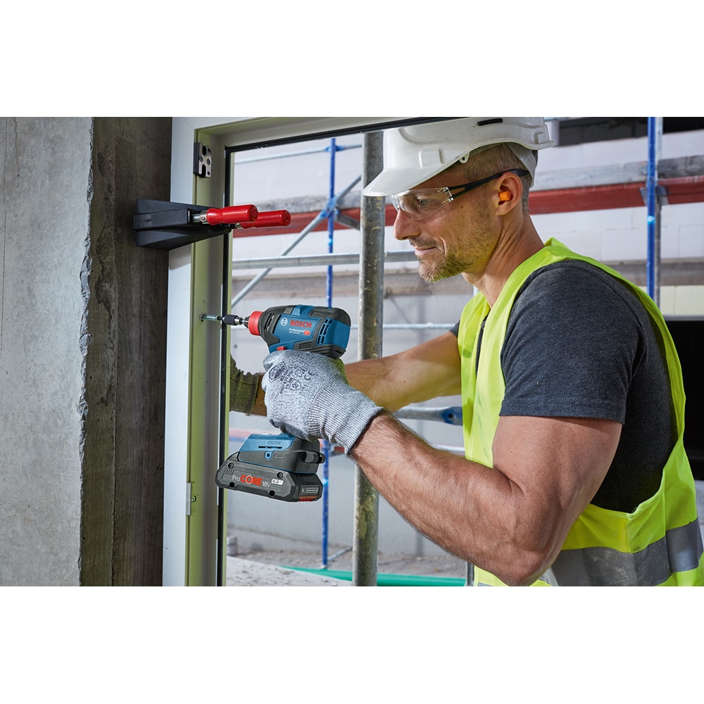 Masina de gaurit si insurubat (bormasina) BOSCH Professional GDR 18V-200, 3400rpm, mandrina HEX 1/4", 200nm, 4Ah