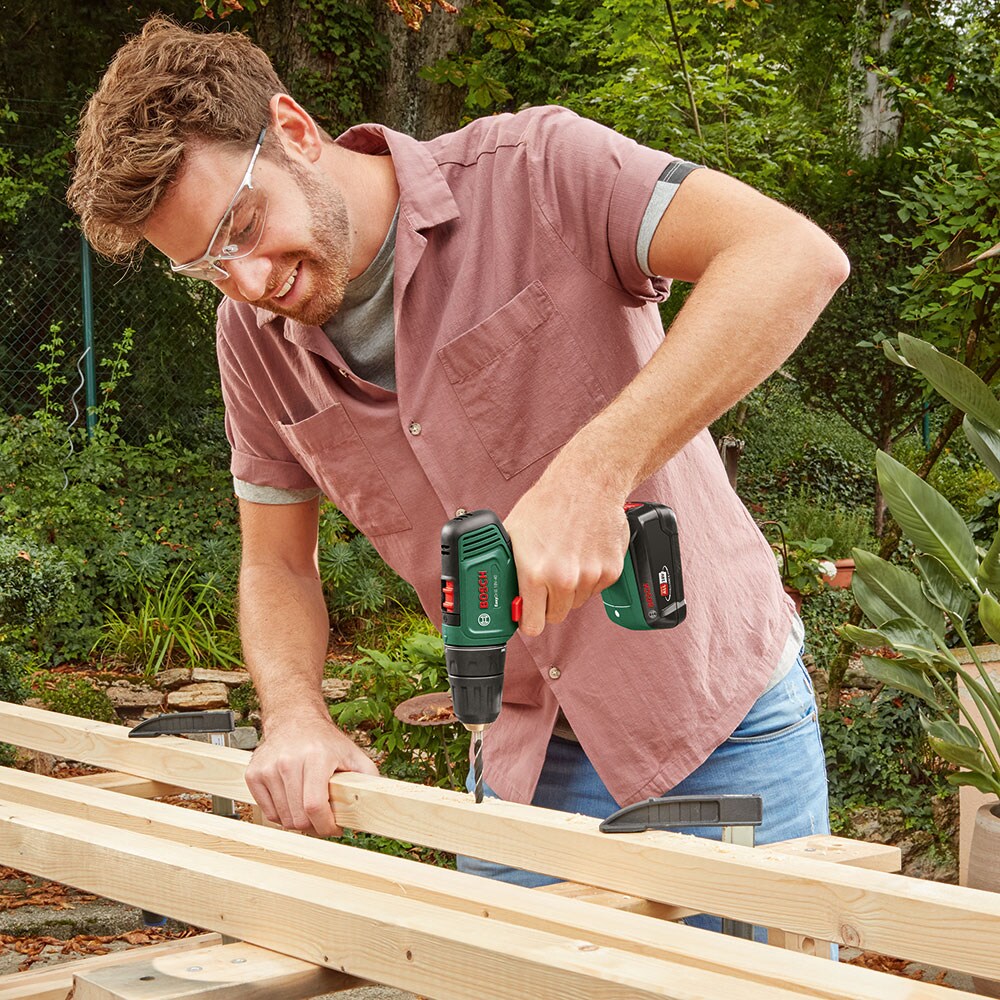 Masina de gaurit si insurubat (bormasina) BOSCH Easydrill 18V, mandrina Rapida, 1.5 Ah, verde