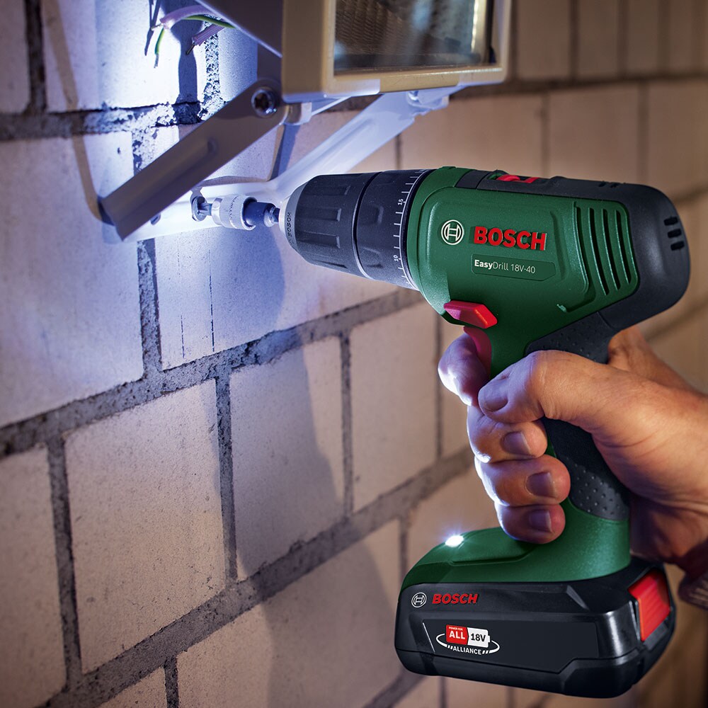 Masina de gaurit si insurubat (bormasina) BOSCH Easydrill 18V, mandrina Rapida, 1.5 Ah, verde