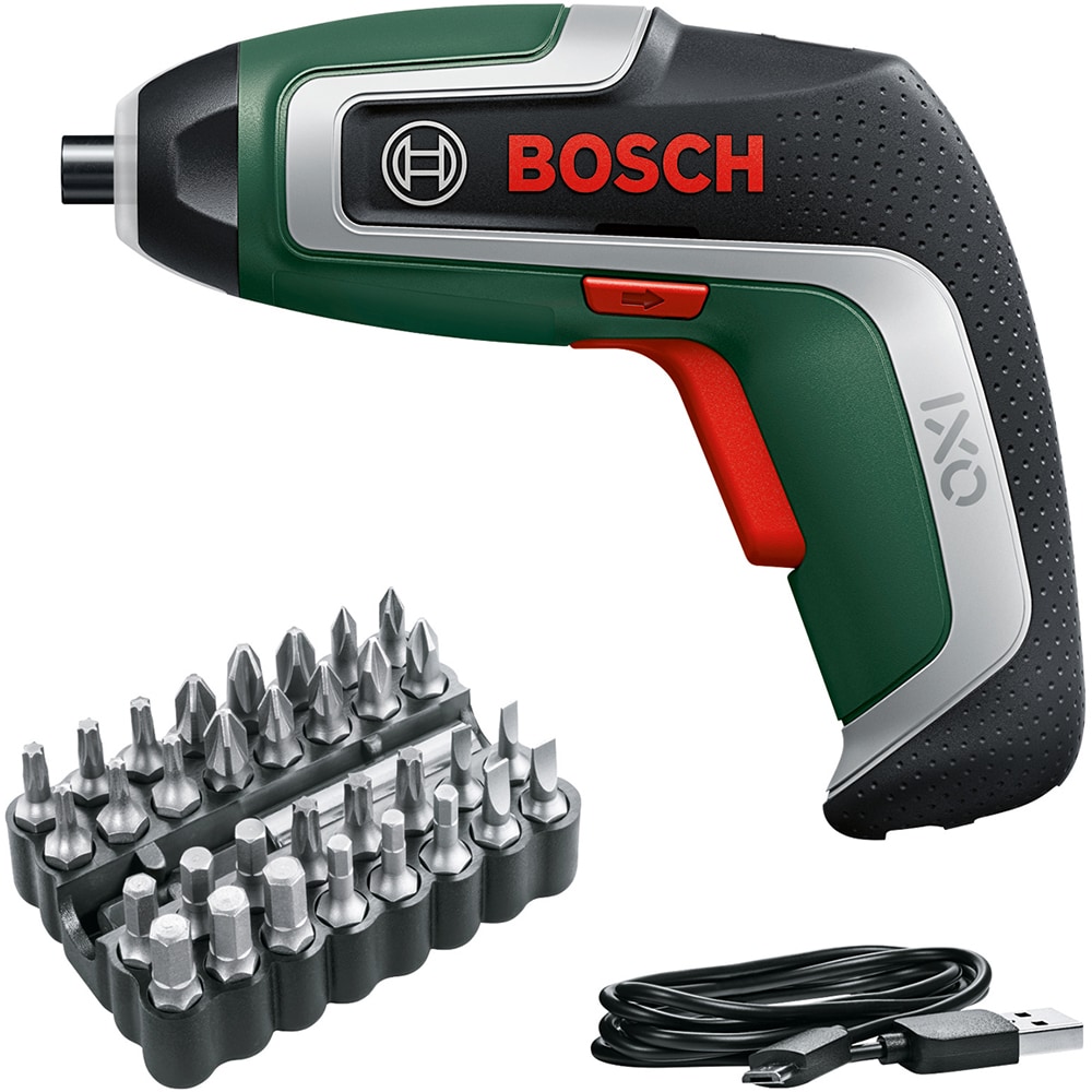 Surubelnita electrica BOSCH IXO 7, 5.5 Nm, mandrina HEX, 2 Ah, verde