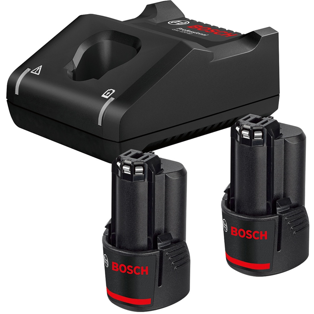 Set incarcator si acumulatori pentru scule electrice BOSCH PROFESSIONAL GBA 1600A019R8, 12V, 2.0Ah, Li-Ion