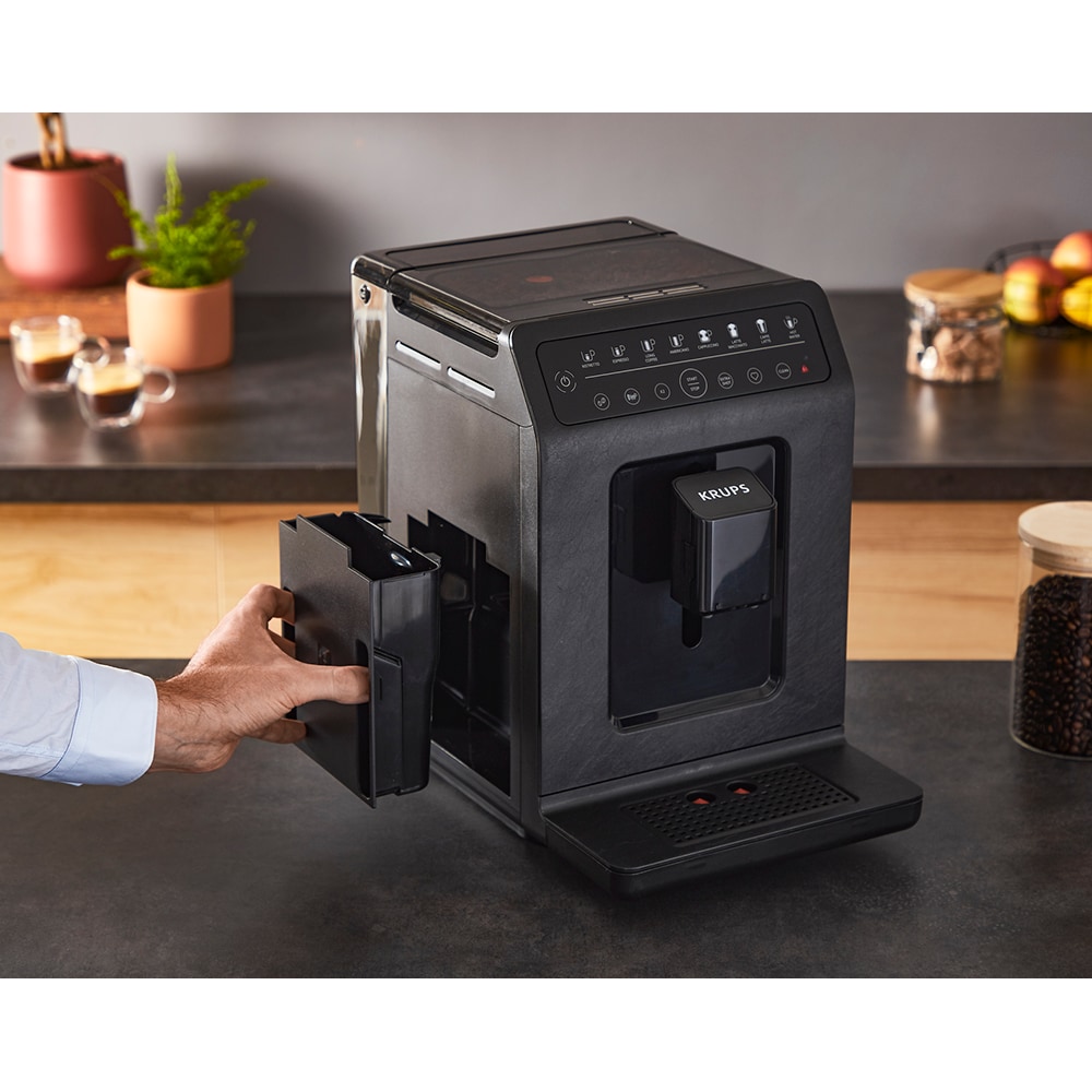 Espressor automat KRUPS Evidence Eco EA897B10, 2.3l, 1450W, 15 bar, negru