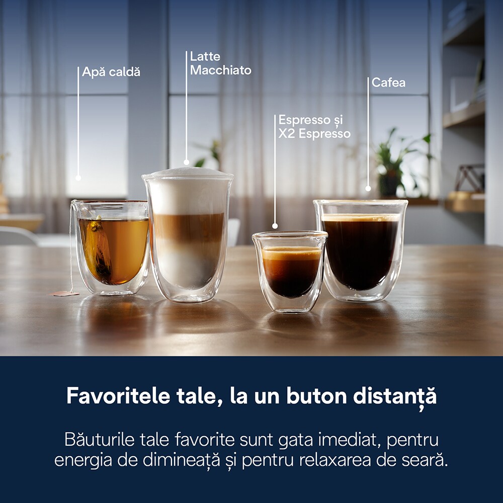 Espressor automat DELONGHI Magnifica EVO ECAM290.51.B, 1.8l, 1450W, 15 bar, negru