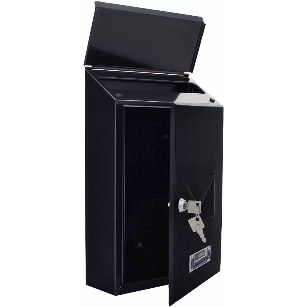 Cutie postala ROTTNER Pisa, Inchidere cheie, 95 x 235 x 360 mm, antracit