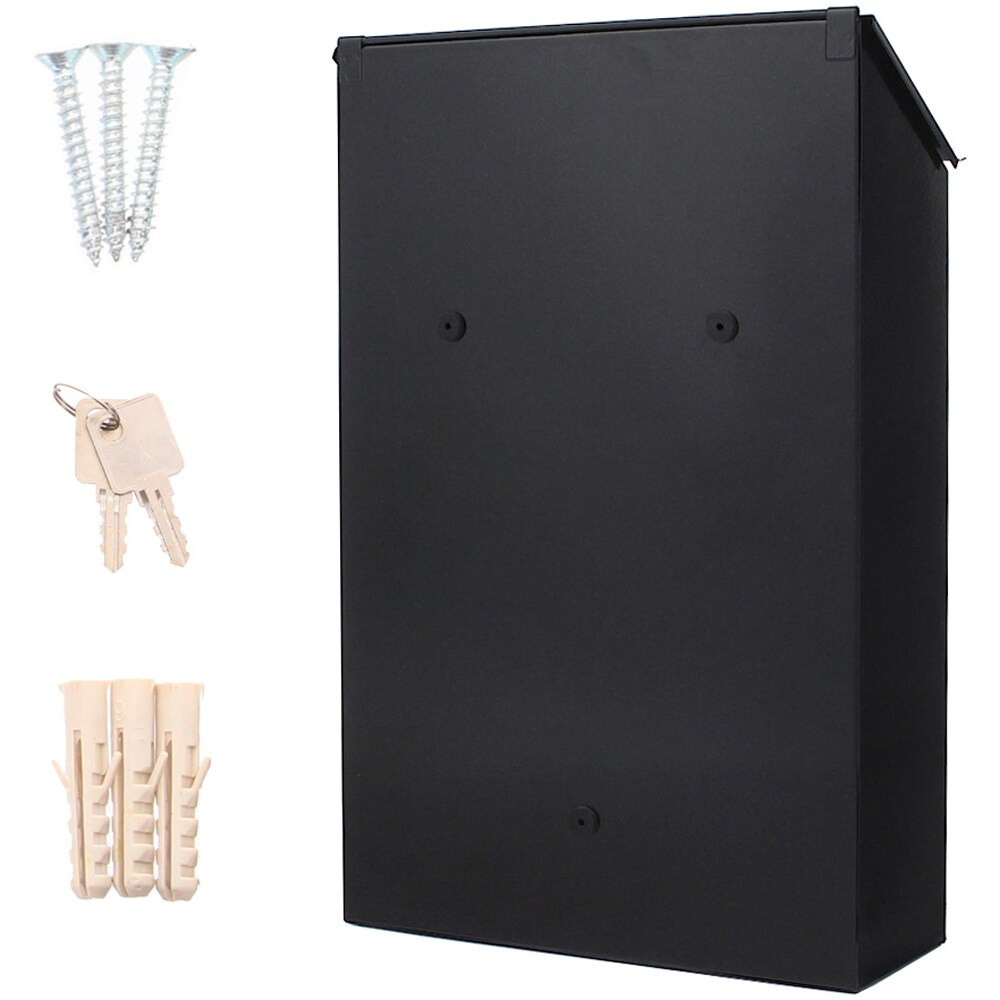 Cutie postala ROTTNER Pisa, Inchidere cheie, 95 x 235 x 360 mm, antracit