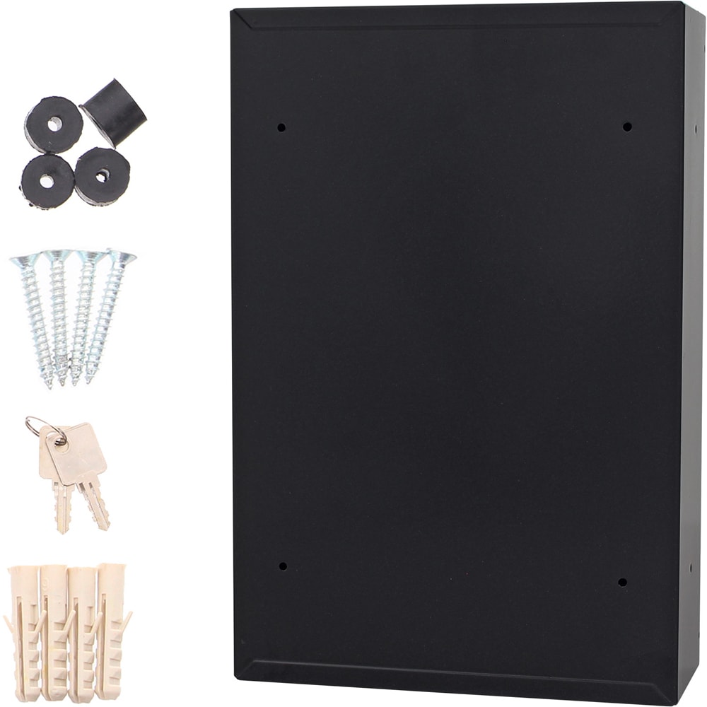 Cutie postala ROTTNER Tarvis, Inchidere cheie, 90 x 215 x 320 mm, antracit