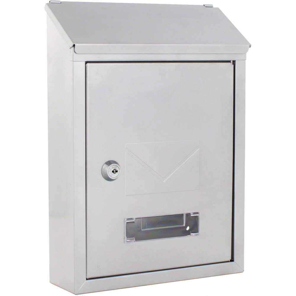 Cutie postala ROTTNER Udine, Inchidere cheie, 70 x 215 x 300 mm, argintiu
