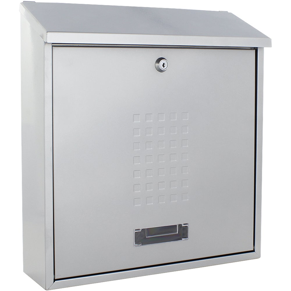 Cutie postala ROTTNER Bolzano, Inchidere cheie, 115 x 365 x 400 mm, argintiu