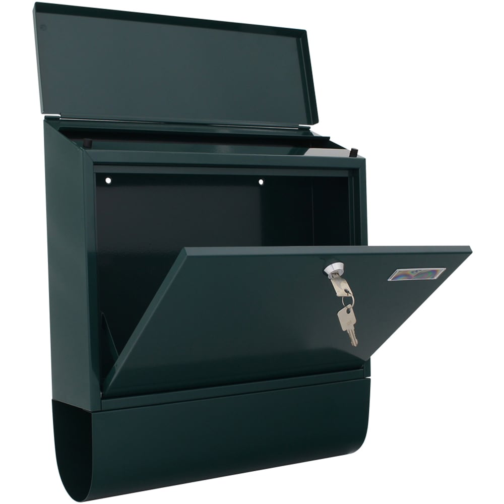 Cutie postala ROTTNER Villa Spezial, Inchidere cheie, 115 x 365 x 415 mm, verde