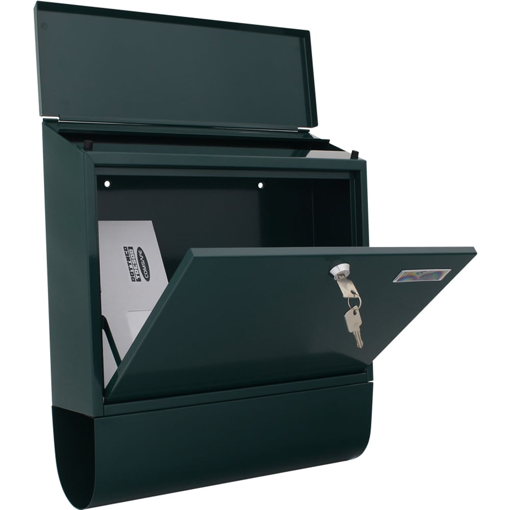 Cutie postala ROTTNER Villa Spezial, Inchidere cheie, 115 x 365 x 415 mm, verde