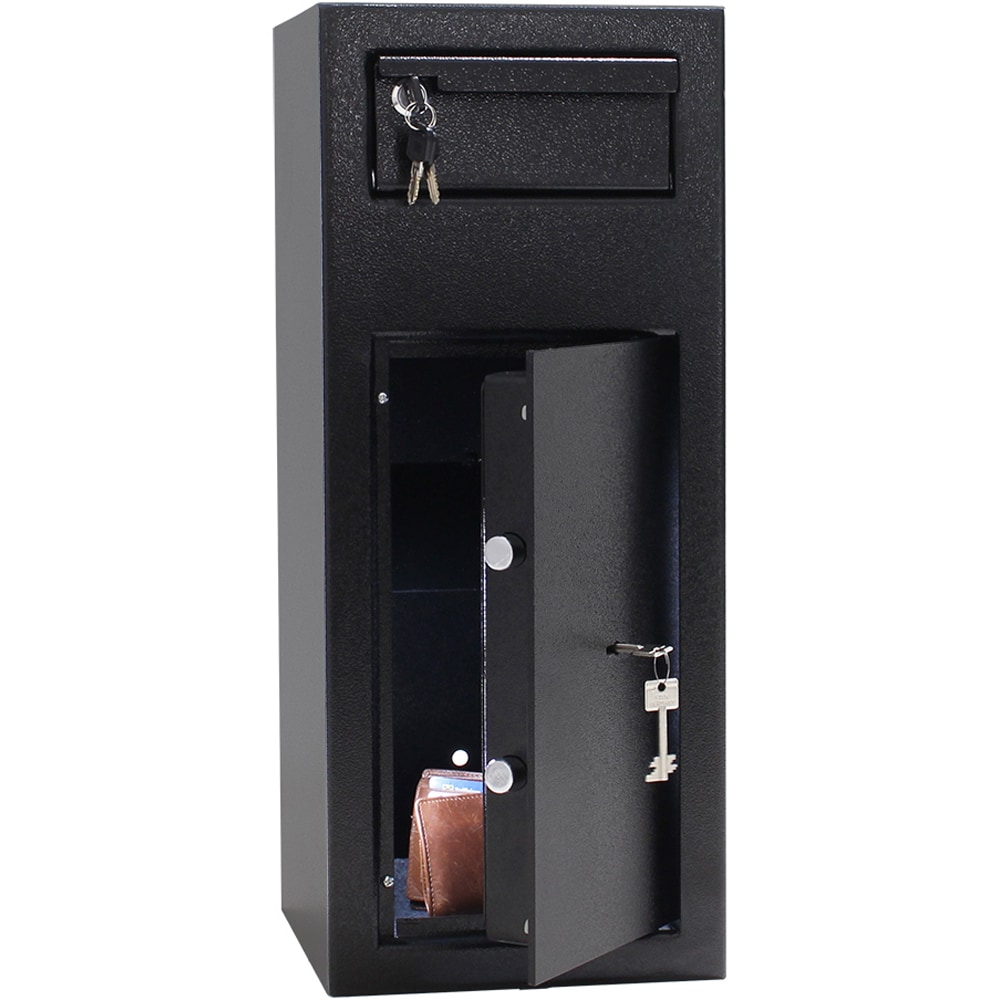 Seif ROTTNER Cashmatic, Inchidere cheie, 260 x 251 x 600 mm, negru