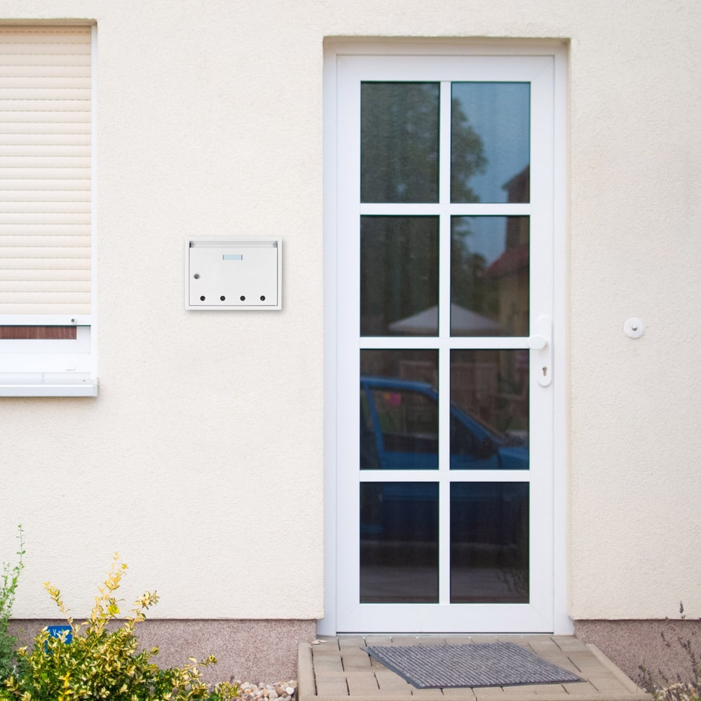 Cutie postala ROTTNER Imola, Inchidere cheie, 60 x 320 x 240 mm, alb