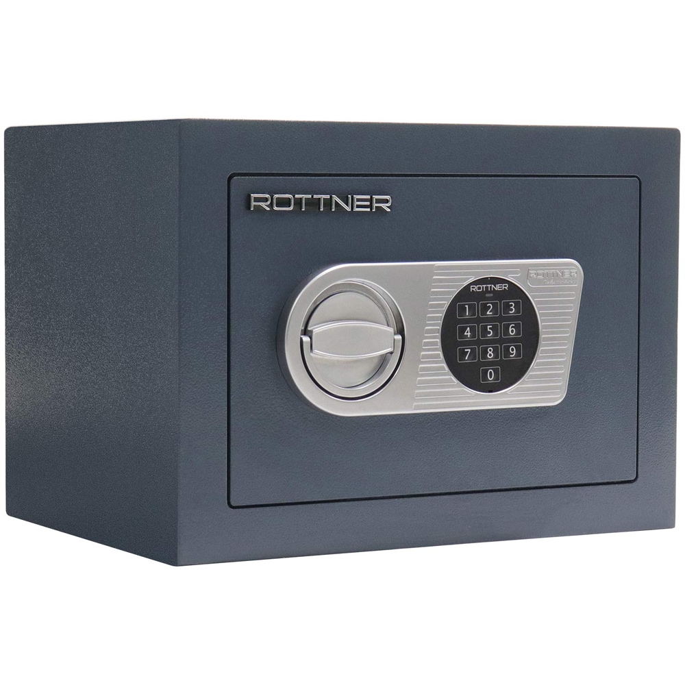 Seif certificat antiefractie ROTTNER Samoa 26, Inchidere electronica, 280 x 370 x 270 mm, antracit