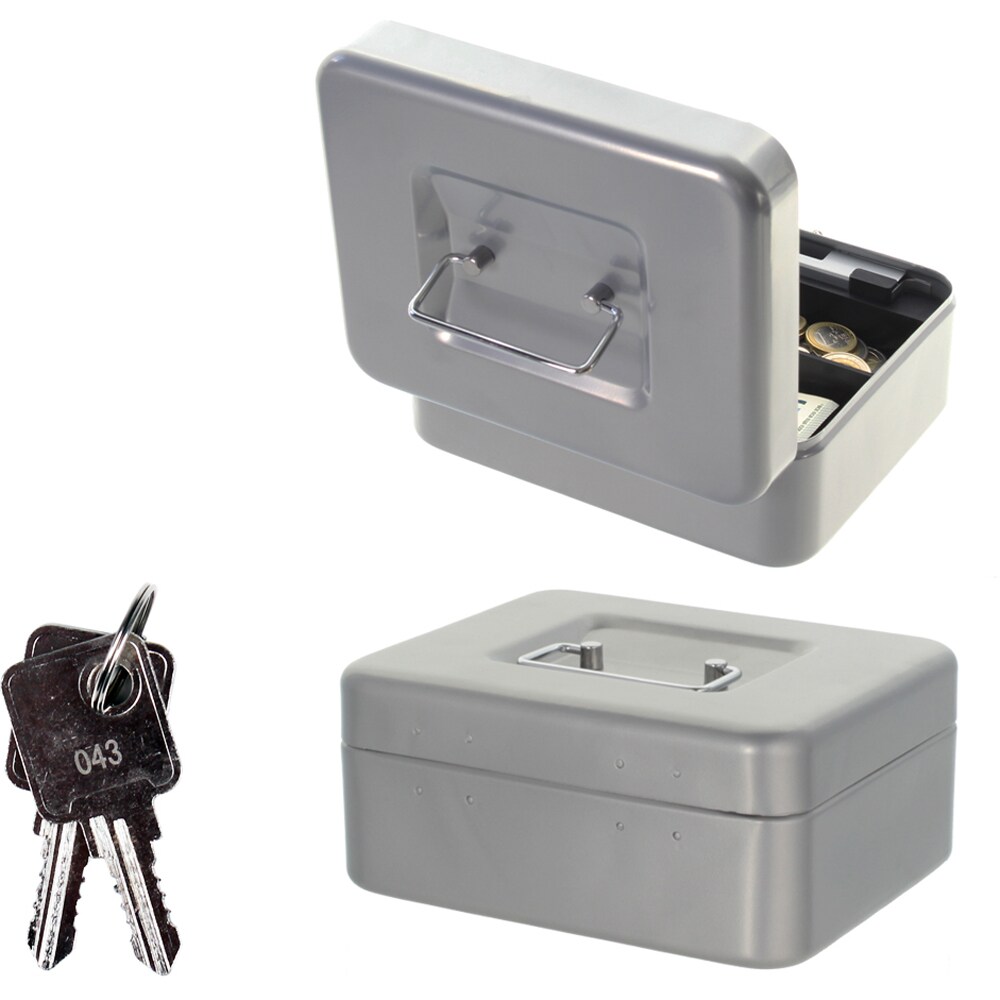 Caseta de valori ROTTNER Star Cash 2, Inchidere cheie, 165 x 200 x 90 mm, argintiu
