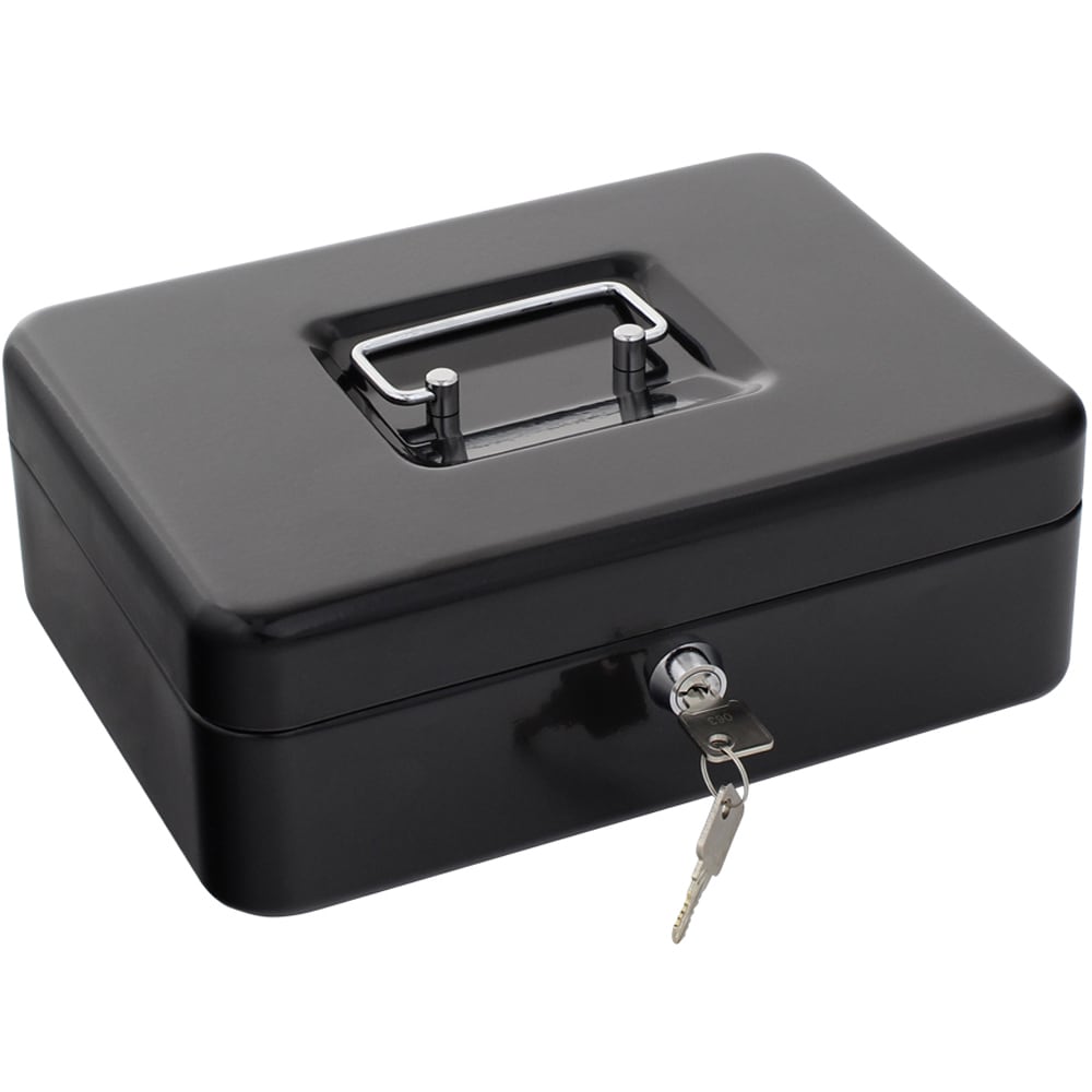 Caseta de valori ROTTNER Home Star Cash 3, Inchidere cheie, 185 x 250 x 90 mm, negru