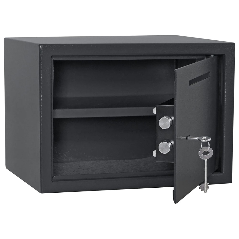 Seif mobila cu fanta ROTTNER Jupiter 3, inchidere cheie, 250 x 350 x 280mm, antracit